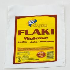 Flaki wołowe, suche cięte mrożone